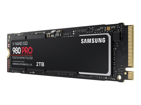 Samsung 980 PRO MZ-V8P2T0BW - SSD - zaszyfrowany - 2 TB - wewnętrzny - M.2 2280 - PCIe 4.0 x4 (NVMe) - bufor: 2 GB - 256 bitów A