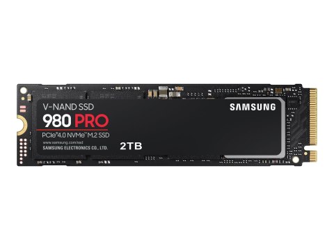 Samsung 980 PRO MZ-V8P2T0BW - SSD - zaszyfrowany - 2 TB - wewnętrzny - M.2 2280 - PCIe 4.0 x4 (NVMe) - bufor: 2 GB - 256 bitów A