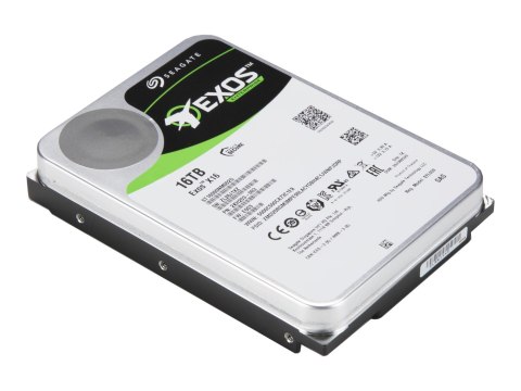 Seagate Exos X16 ST16000NM002G - Dysk twardy - 16 TB - wewnętrzny - 3,5" - SAS 12Gb/s - 7200 obr/min - bufor: 256 MB