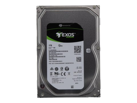 Seagate Exos 7E8 ST1000NM000A - Dysk twardy - 1 TB - wewnętrzny - 3,5" - SATA 6Gb/s - 7200 obr/min - bufor: 256 MB