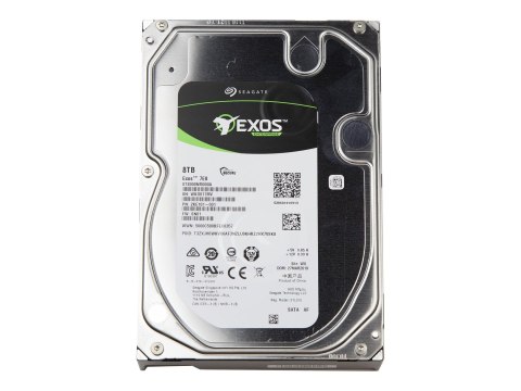 Seagate Exos 7E8 ST8000NM000A - Dysk twardy - 8 TB - wewnętrzny - 3,5" - SATA 6Gb/s - 7200 obr/min - bufor: 256 MB
