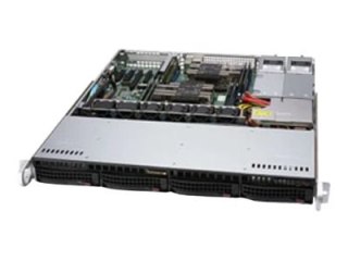 Supermicro SC813M F2TQC-R804CB - Montowany w stojaku 1U - ATX - SATA/SAS - wymiana podczas pracy 800 wat - czarny