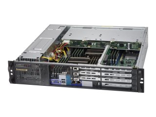 Supermicro SC823M TQC-R802WB - Montowany w stojaku 2U - SATA/SAS - wymiana podczas pracy 800 wat - czarny