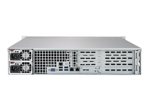 Supermicro SC825 TQC-R802WB - Montowany w stojaku 2U - wzbogacone rozszerzone ATX - SATA/SAS - wymiana podczas pracy 800 wat - c