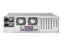 Supermicro SC835 TQC-R802B - Montowany w stojaku 3U - rozszerzenie ATX - SATA/SAS - wymiana podczas pracy 800 wat - czarny