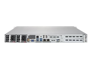 Supermicro SCLA15TQC R504W - Montowany w stojaku 1U - rozszerzenie ATX - SATA/SAS - wymiana podczas pracy 500 wat - czarny