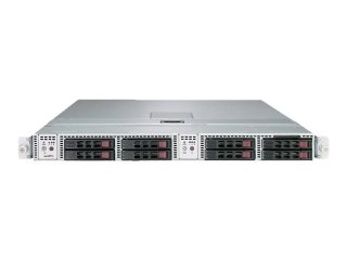 Supermicro SuperServer 1029TP-DC0R - 2 węzły - klaster - montowany w stojaku 1U - podwójny - bez CPU - RAM 0 GB - brak HDD - AST