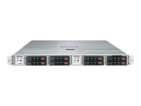 Supermicro SuperServer 1029TP-DTR - 2 węzły - klaster - montowany w stojaku 1U - podwójny - bez CPU - RAM 0 GB - brak HDD - AST2