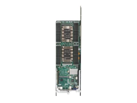 Supermicro SuperServer 1029TP-DTR - 2 węzły - klaster - montowany w stojaku 1U - podwójny - bez CPU - RAM 0 GB - brak HDD - AST2