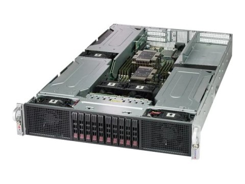 Supermicro SuperServer 2029GP-TR - Serwer - montowany w stojaku 2U - podwójny - bez CPU - RAM 0 GB - wymiana podczas pracy 2,5" 