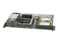 Supermicro SuperServer 5019C-FL - Serwer - montowany w stojaku 1U - pojedynczy - bez CPU - RAM 0 GB - brak HDD - AST2500 - Gigab