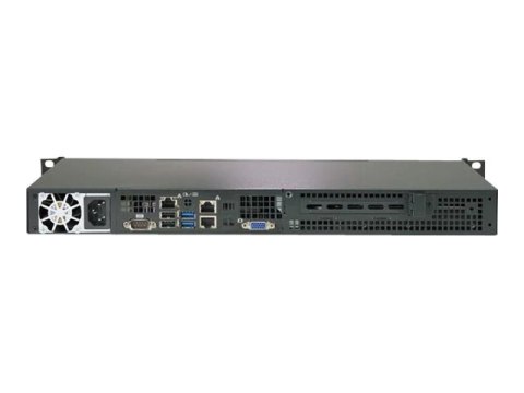 Supermicro SuperServer 5019C-L - Serwer - montowany w stojaku 1U - pojedynczy - bez CPU - RAM 0 GB - brak HDD - AST2500 - Gigabi