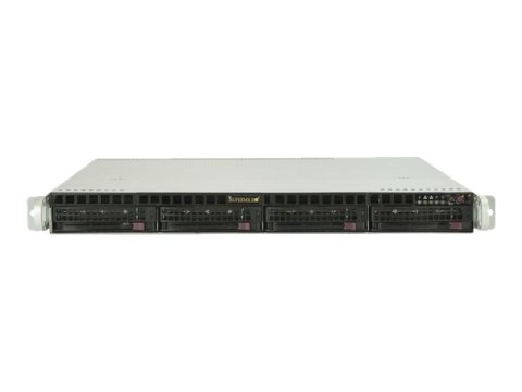 Supermicro SuperServer 5019P-MR - Serwer - montowany w stojaku 1U - pojedynczy - bez CPU - RAM 0 GB - SATA - wymiana podczas pra