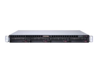 Supermicro SuperServer 6019P-MTR - Serwer - montowany w stojaku 1U - podwójny - bez CPU - RAM 0 GB - SATA - wymiana podczas prac