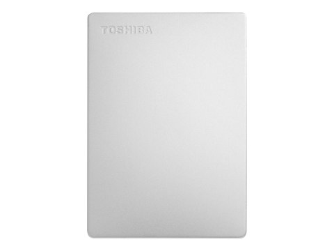 Toshiba Canvio Slim - Dysk twardy - 2 TB - zewnętrzny (przenośne) - 2,5" - USB 3.2 Gen 1 - srebrny