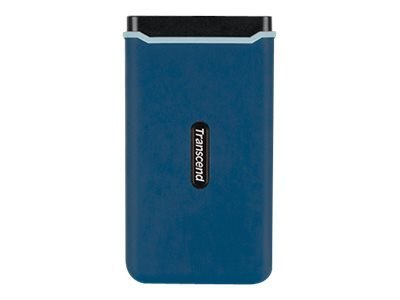 Transcend ESD350C - SSD - 250 GB - zewnętrzny (przenośne) - M.2 - USB 3.1 Gen 2 - marynarski błękit