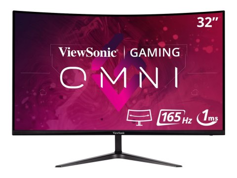 ViewSonic VX3218-PC-MHD - Gaming - monitor LED - gaming - zaokrąglony - 32" - 1920 x 1080 Full HD (1080p) @ 165 Hz - VA - 300 cd