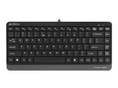 A4Tech Fstyler FK11 - Klawiatura - USB - QWERTY - US - szary