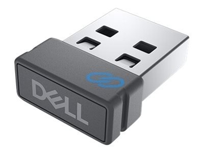 Dell Universal Pairing Receiver WR221 - Odbiornik myszy bezprzewodowej/klawiatury - USB, RF 2,4 GHz - tytanowo-szary