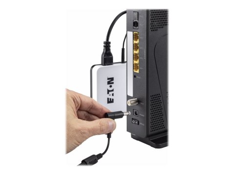 Eaton 3S Mini - UPS - AC 90-264 V - 36 wat - 2.2 Ah - złącza wyjściowe: 1 - Francja - czarny, biały