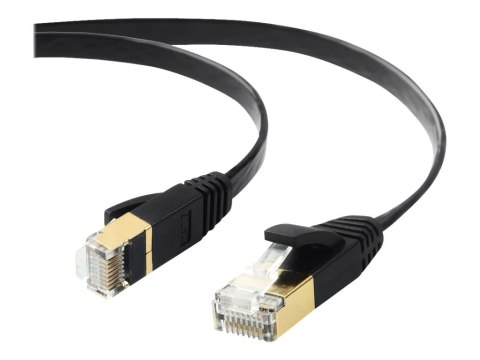 Edimax EA3 Series - Kabel sieciowy - RJ-45 (M) do RJ-45 (M) - U/FTP - CAT 7 - bez wystających elementów, płaski - czarny