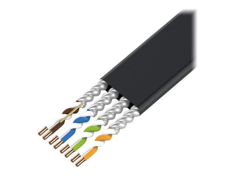 Edimax EA3 Series - Kabel sieciowy - RJ-45 (M) do RJ-45 (M) - U/FTP - CAT 7 - bez wystających elementów, płaski - czarny
