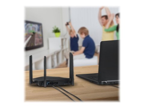Edimax EA3 Series - Kabel sieciowy - RJ-45 (M) do RJ-45 (M) - U/FTP - CAT 7 - bez wystających elementów, płaski - czarny