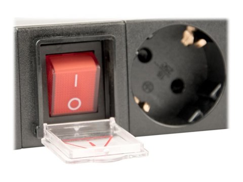 EnerGenie EG-PDU-014 - Jednostka dystrybucji zasilania (montowany w stojaku) - AC 250 V - 3680 wat - złącza wyjściowe: 8 (8 x za