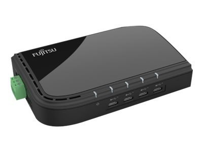 Fujitsu - Koncentrator - 4 x USB-C - stacjonarny - dla ESPRIMO D7011, D9011; LIFEBOOK A3510, U7310; Stylistic Q5010