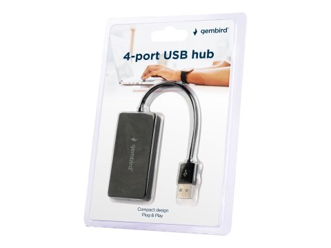 Gembird UHB-U2P4-04 - Koncentrator - 4 x USB 2.0 - stacjonarny