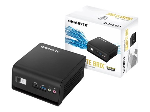 Gigabyte BRIX GB-BLCE-4000RC (rev. 1.0) - Komputer barebone - Ultra Compact PC Kit 1 x Celeron N4000 / do 2.6 GHz - RAM 0 GB - U