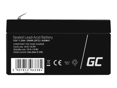 Green Cell - Bateria - kwasowo-ołowiowy - 1.3 Ah - czarny