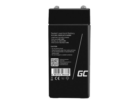 Green Cell - Bateria - kwasowo-ołowiowy - 4.5 Ah - czarny