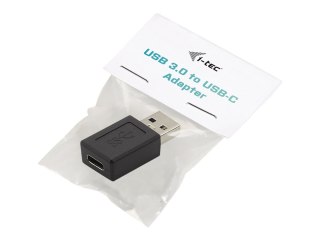 I-Tec - Przejściówka USB - USB Typ A (M) do USB-C (F) - USB 3.1 - czarny