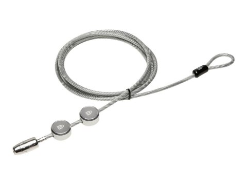 Kensington Locking Kit - Linka blokady - srebrny - 2.44 m - Zgodność z TAA - dla Apple Pro Display XDR