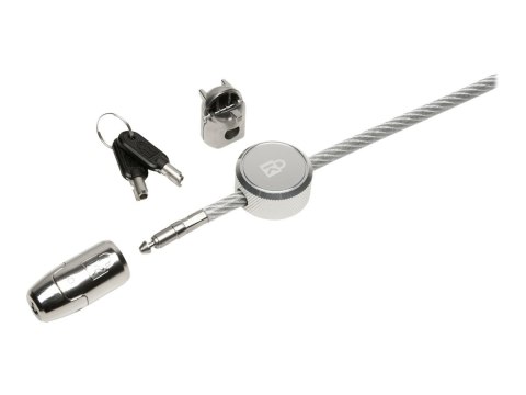 Kensington Locking Kit - Linka blokady - srebrny - 2.44 m - Zgodność z TAA - dla Apple Pro Display XDR