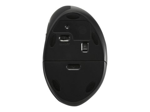 Kensington Pro Fit Ergo Wireless Mouse - Mysz pionowa - ergonomiczna - dla leworęcznych - 6 przyciski - bezprzewodowa - 2.4 GHz