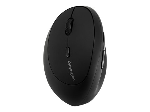 Kensington Pro Fit Ergo Wireless Mouse - Mysz pionowa - ergonomiczna - dla leworęcznych - 6 przyciski - bezprzewodowa - 2.4 GHz