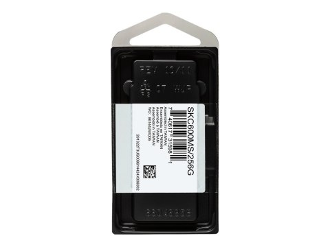Kingston KC600 - SSD - zaszyfrowany - 512 GB - wewnętrzny - mSATA - SATA 6Gb/s - 256 bitów AES - TCG Opal Encryption, Self-Encry