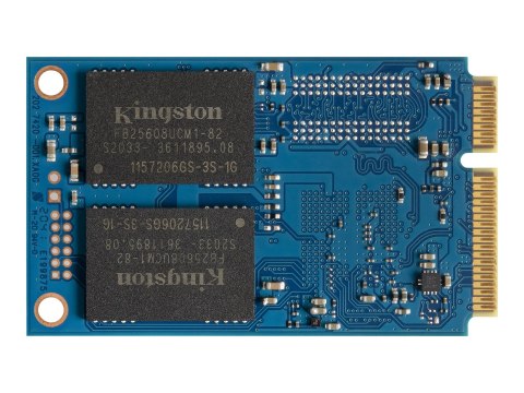 Kingston KC600 - SSD - zaszyfrowany - 512 GB - wewnętrzny - mSATA - SATA 6Gb/s - 256 bitów AES - TCG Opal Encryption, Self-Encry