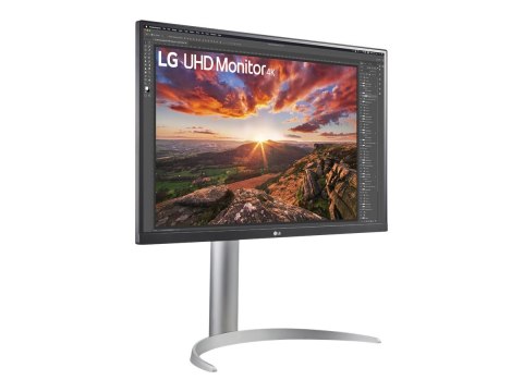 LG 27UP850-W - Monitor LED - 27" - 3840 x 2160 4K @ 60 Hz - IPS - 400 cd/m² - 1200:1 - DisplayHDR 400 - 5 ms - 2xHDMI, DisplayPo
