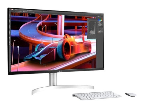 LG 27UP850-W - Monitor LED - 27" - 3840 x 2160 4K @ 60 Hz - IPS - 400 cd/m² - 1200:1 - DisplayHDR 400 - 5 ms - 2xHDMI, DisplayPo