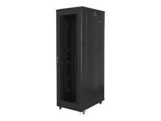 Lanberg - Stojak szafa - z 4 wentylatory chłodzące - 230 V - czarny, RAL 9004 - 42U - 19"