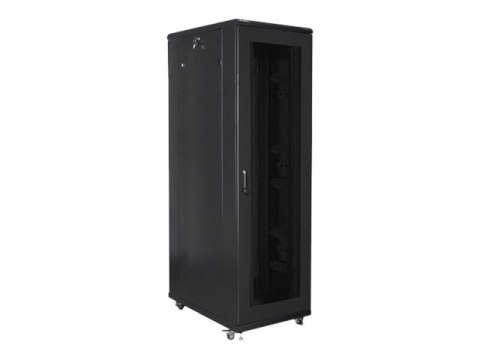 Lanberg - Stojak szafa - z 4 wentylatory chłodzące - 230 V - czarny, RAL 9004 - 42U - 19"