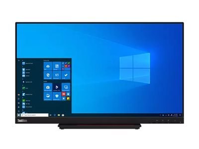 Lenovo ThinkVision T24t-20 - Monitor LED - 24" (23.8" widoczny) - ekran dotykowy - 1920 x 1080 Full HD (1080p) @ 60 Hz - IPS - 3