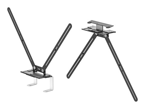 Logitech TV Mount For Video Bars - Uchwyt na kamerę - montaż pod monitorem, montaż nad monitorem - dla Logitech Rally Bar All-In