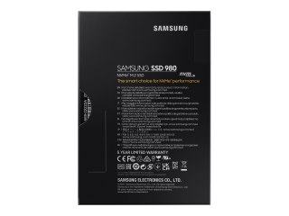 Samsung 980 MZ-V8V500BW - SSD - zaszyfrowany - 500 GB - wewnętrzny - M.2 2280 - PCIe 3.0 x4 (NVMe) - 256 bitów AES - TCG Opal En