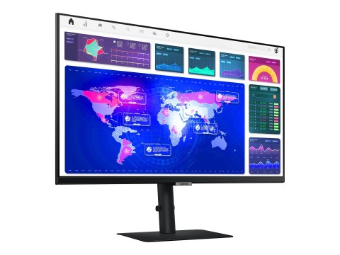 Samsung S27A600UUU - S60UA Series - monitor LED - 27" - 2560 x 1440 QHD @ 75 Hz - IPS - 300 cd/m² - 1000:1 - HDR10 - 5 ms - HDMI