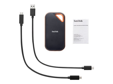 SanDisk Extreme PRO V2 - SSD - 4 TB - zewnętrzny (przenośne) - USB 3.2 Gen 2x2 - 256 bitów AES