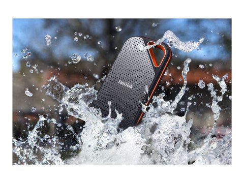 SanDisk Extreme PRO V2 - SSD - zaszyfrowany - 1 TB - zewnętrzny (przenośne) - USB 3.2 Gen 2x2 (USB-C złącze) - 256 bitów AES - d